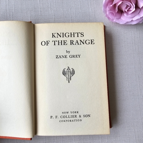 1935 Knights Of The Range & Thunder Mountain by Zane Grey, Vintage HC - Picture 9 of 13